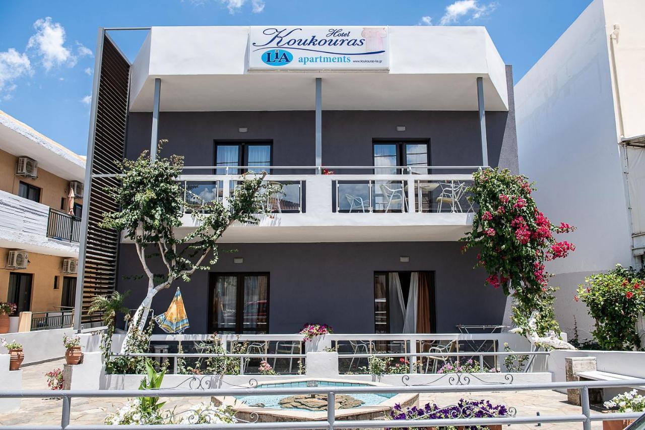 Hotel Koukouras Сталос Экстерьер фото